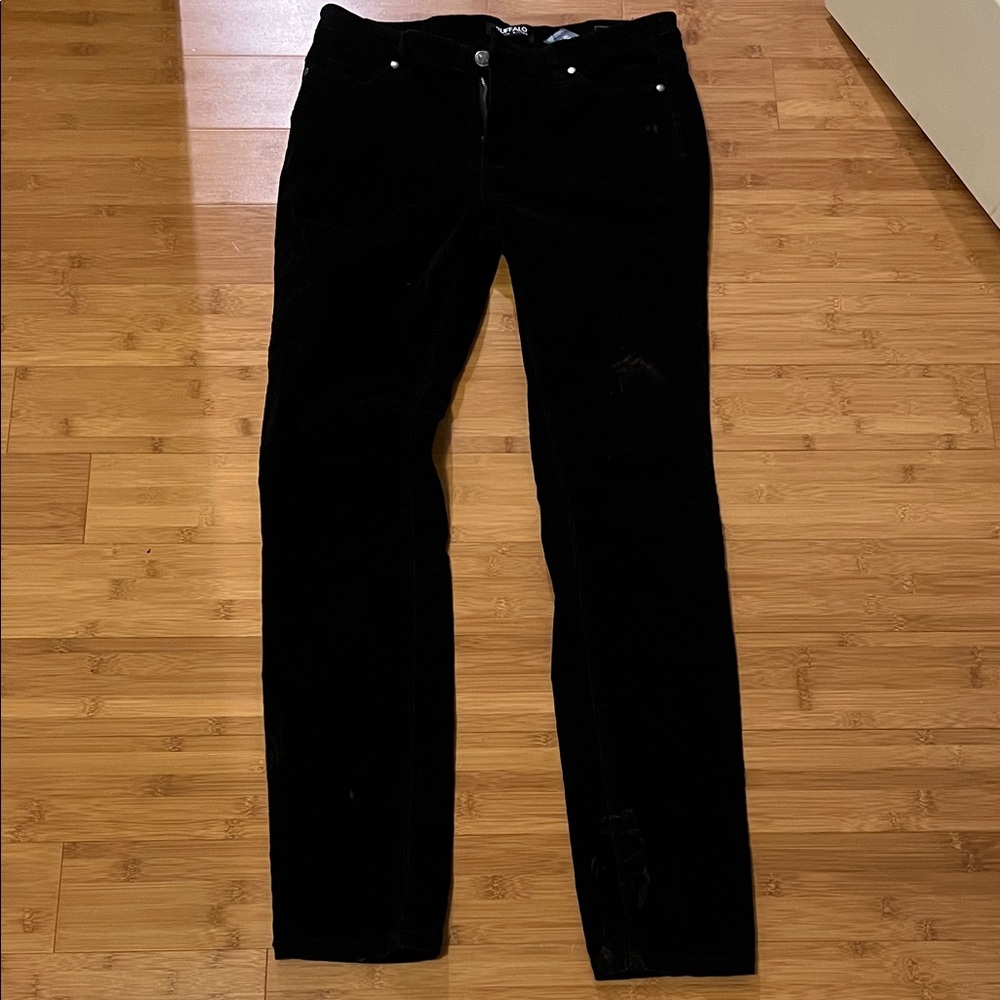 Buffalo David Bitton Black Corduroy Trousers
